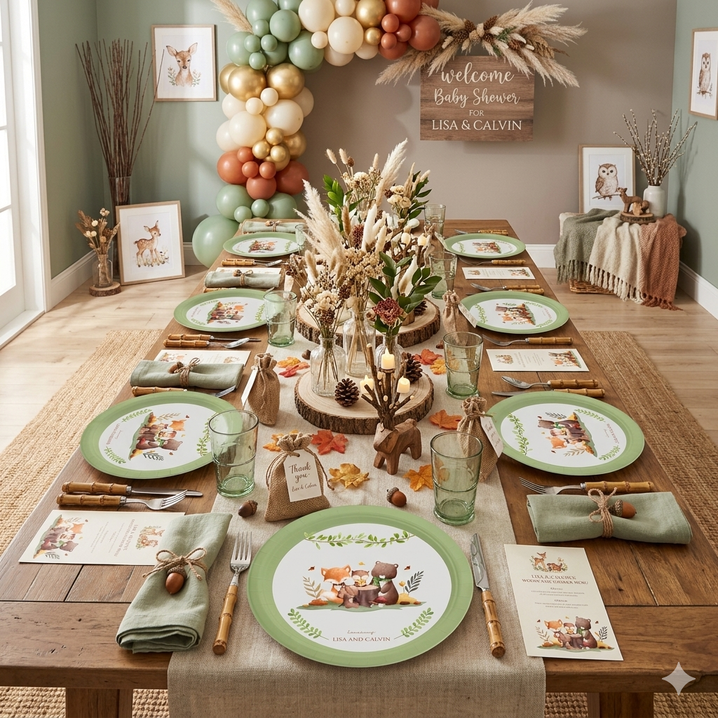Woodland Baby Shower Theme