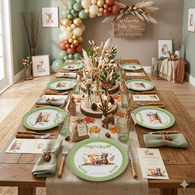 Woodland Baby Shower Theme