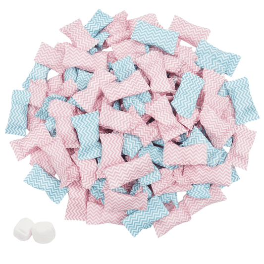 220ct Blue and Pink Candy Buttermints – Individually Wrapped Candy for Gender Reveal, Baby Shower Favors, Graduation, and Party Sweets