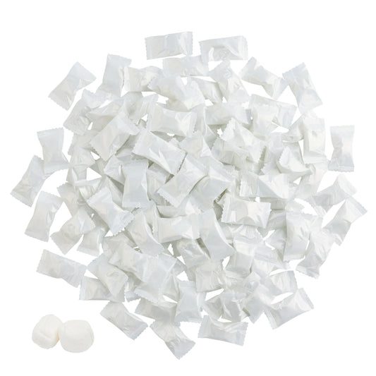 220ct White Buttermints Individually Wrapped – Bulk Wedding Mints, Soft Butter Mints for Candy Buffet, Party Favors & Hospitality